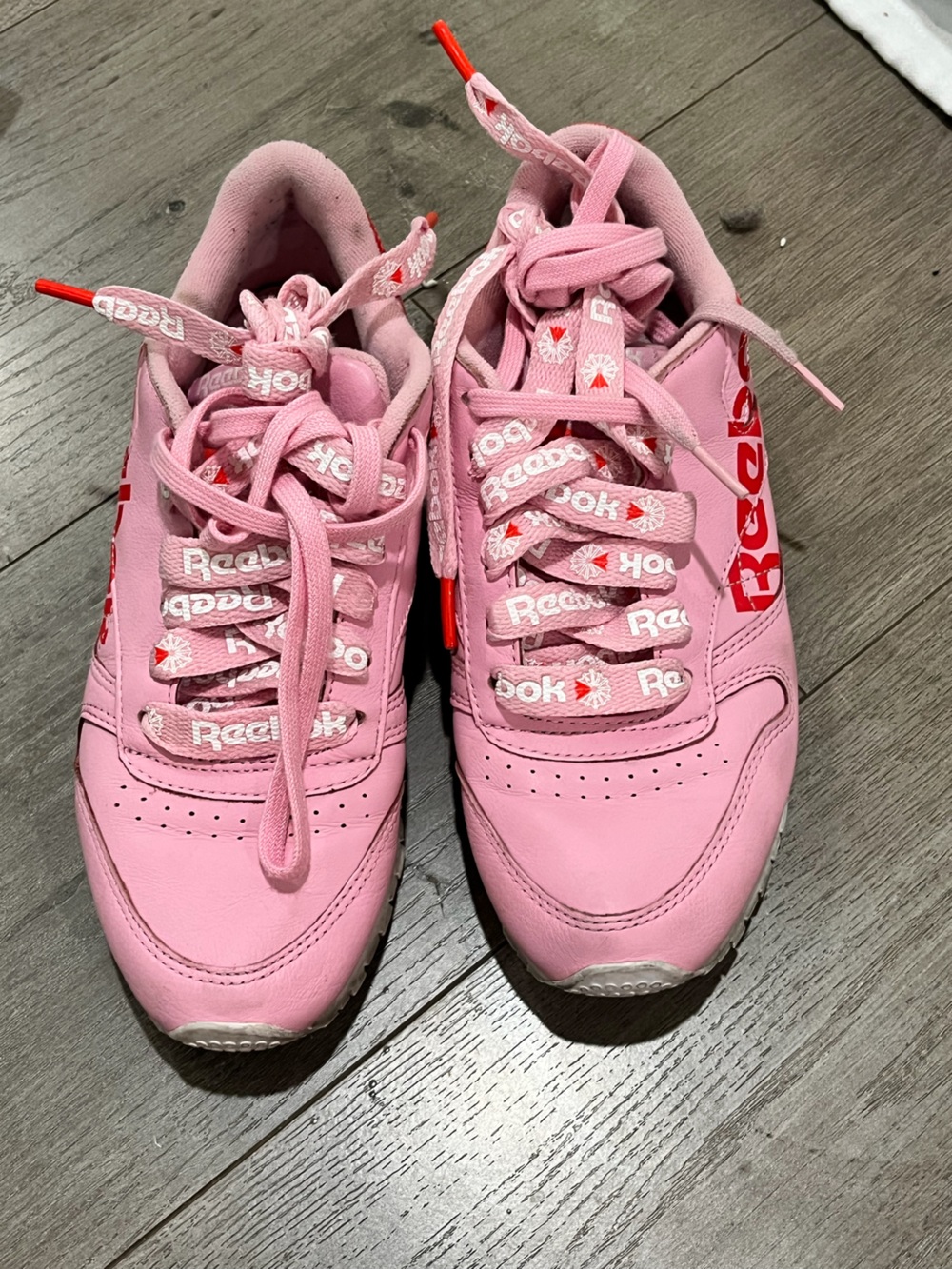 Reebok Classic Pink Athletic Sneakers